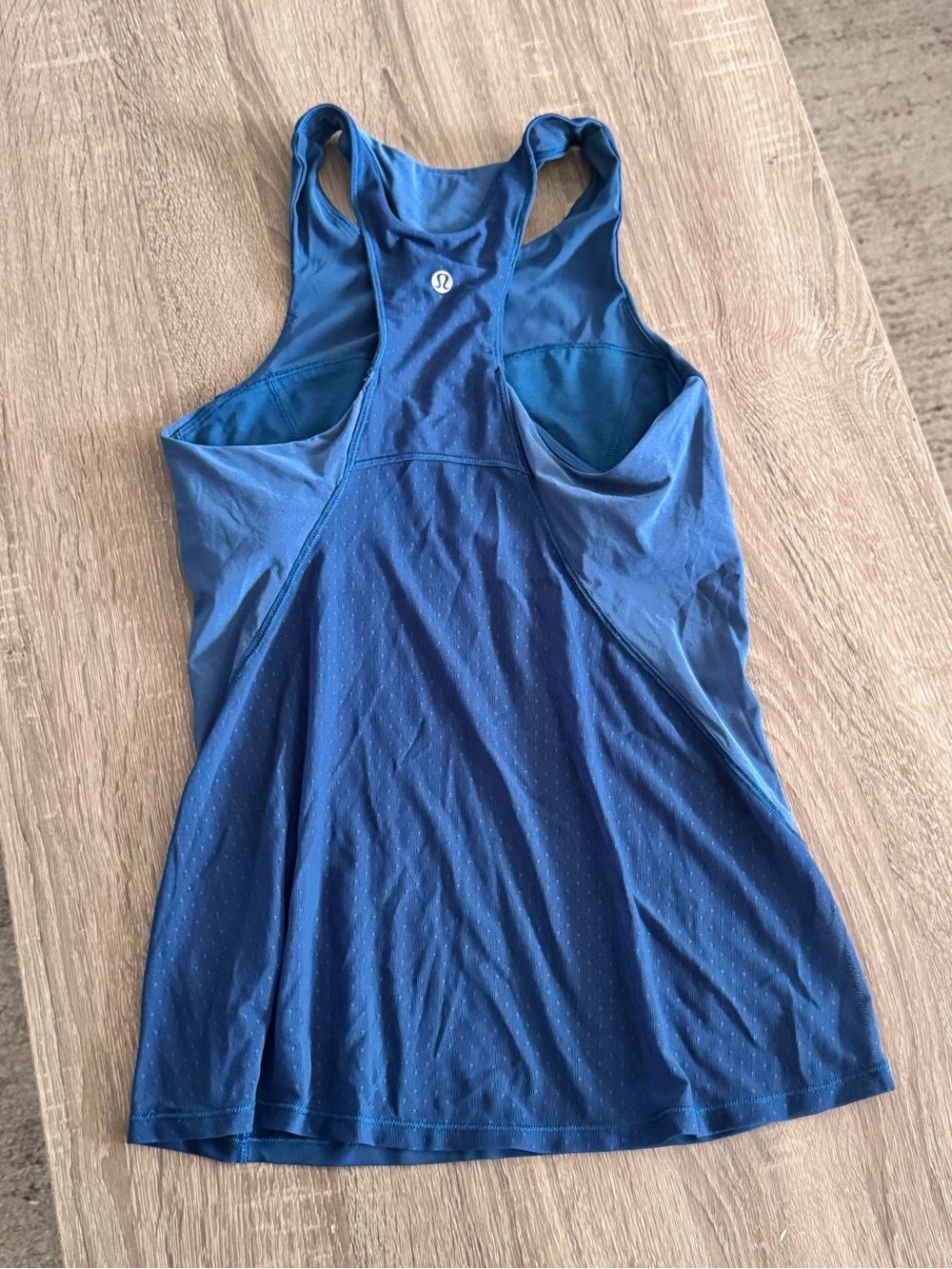 lululemon athletica cobalt blue racerback training tank